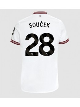 West Ham United Tomas Soucek #28 Auswärtstrikot 2023-24 Kurzarm